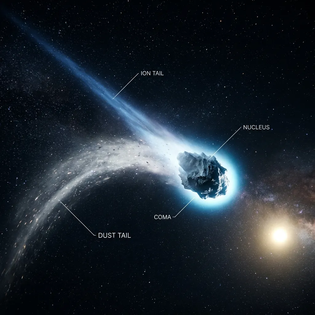 Diagram of Comet Anatomy