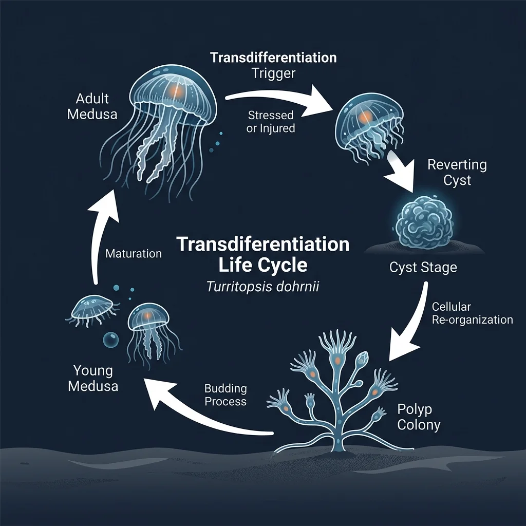 Diagram illustrating The Superpower of Transdifferentiation