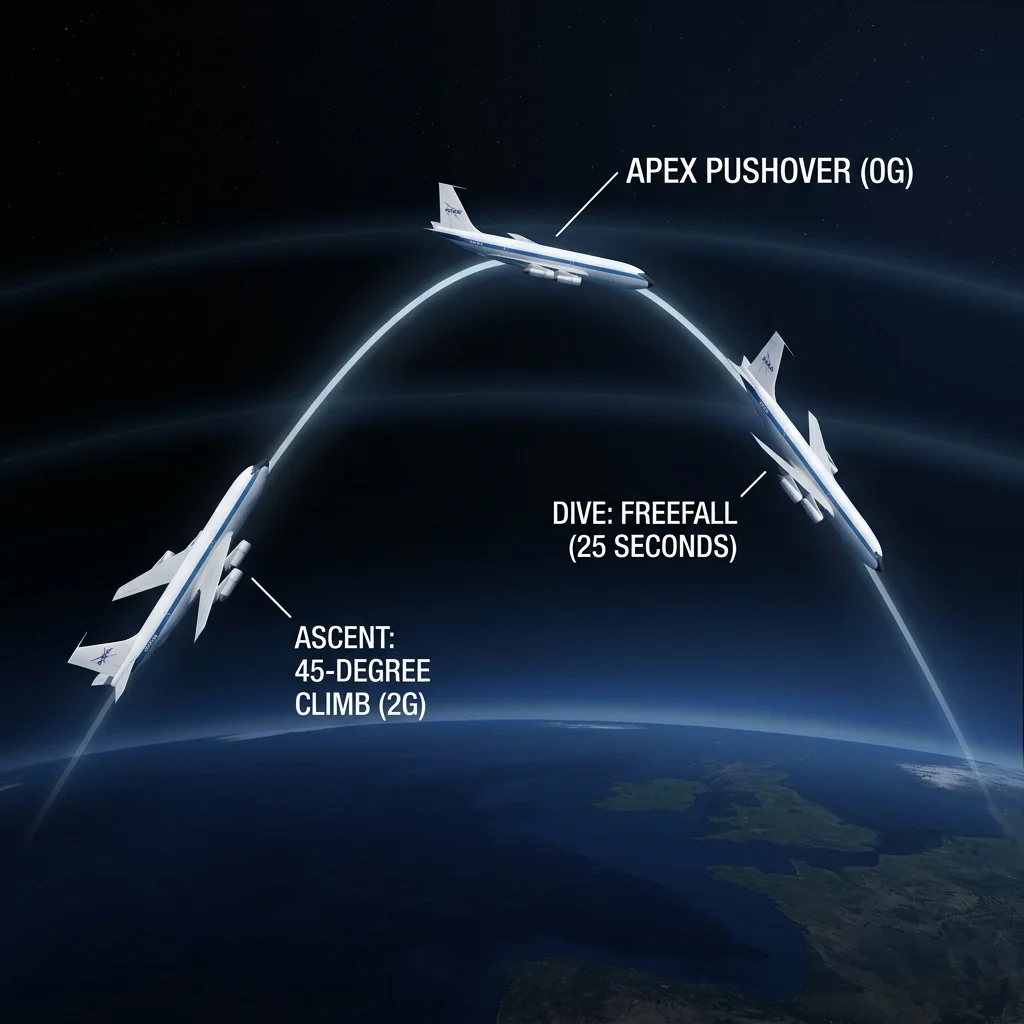 Diagram of Parabolic Flight