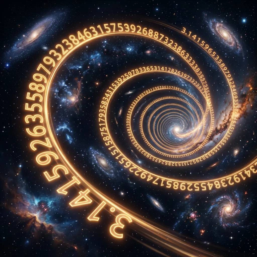 Diagram illustrating The Number That Never Ends