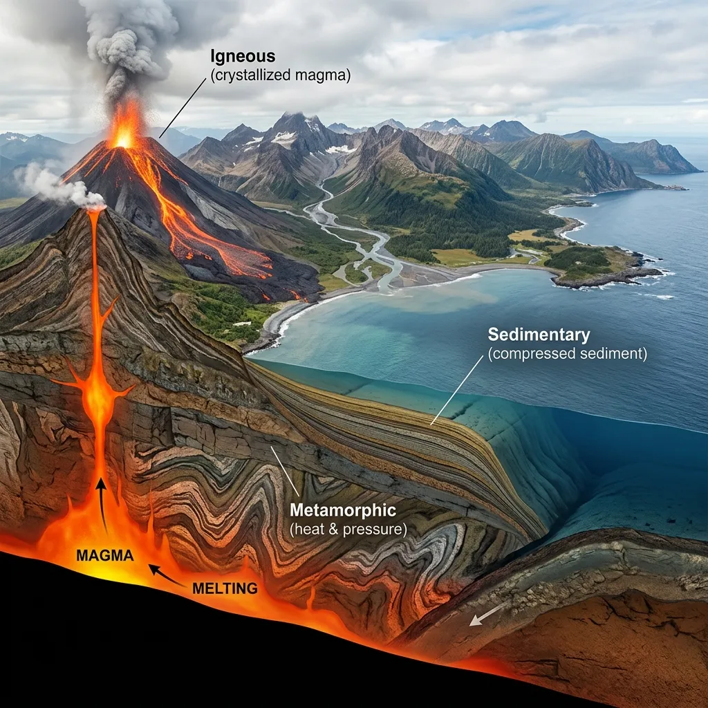 Diagram illustrating Rocks are Not Forever