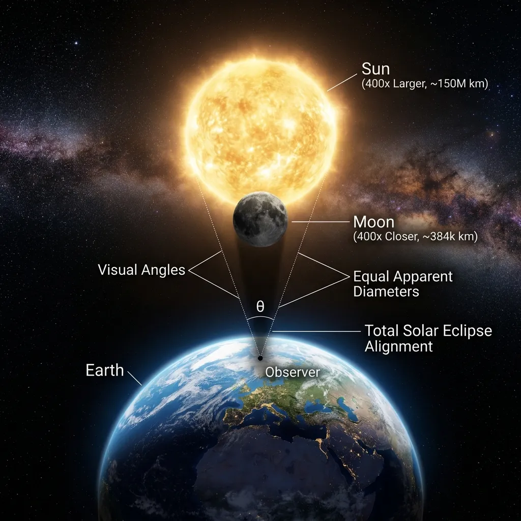Diagram illustrating The Cosmic Coincidence