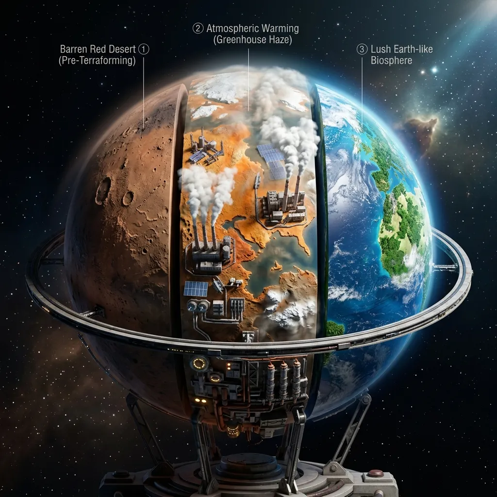 Diagram illustrating Building a Planet