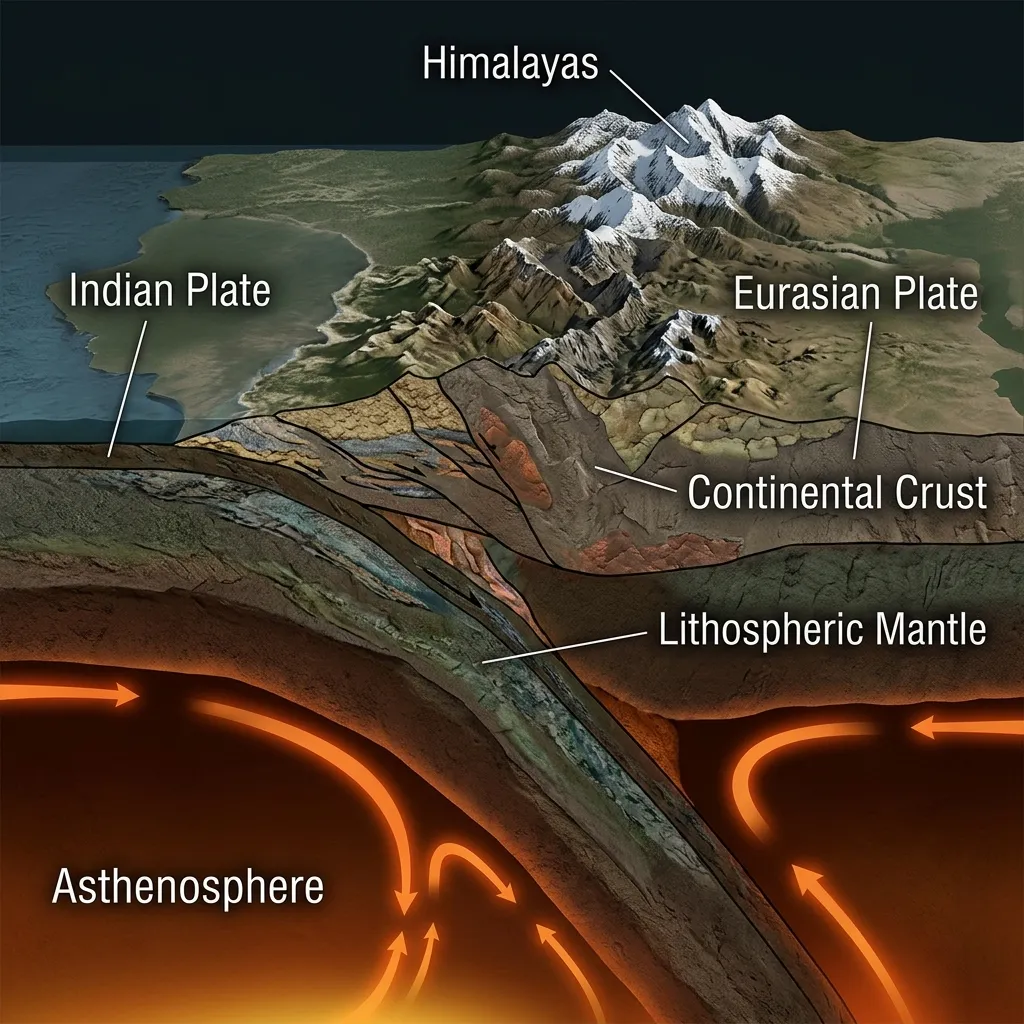 Diagram illustrating The Wrinkles of Earth