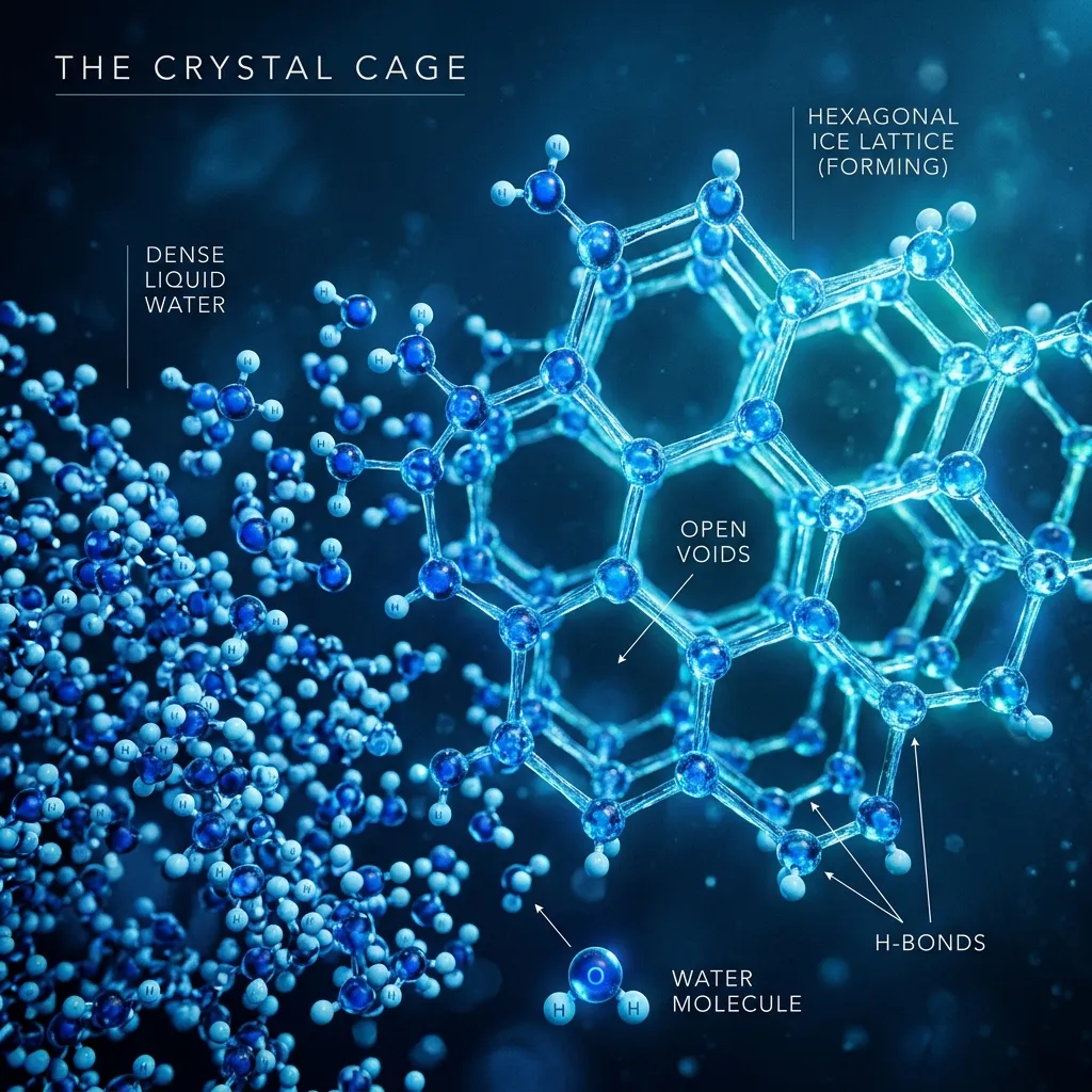 Diagram illustrating The Weirdness of Water